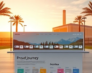 milestone-driven journey milestones, proud, highlighting achievements, photorealistic, an open outdoor space with a timeline on display, highly detailed, interactive elements, 6k resolution, bright colors, golden hour lighting, shot with a tilt-shift lens.