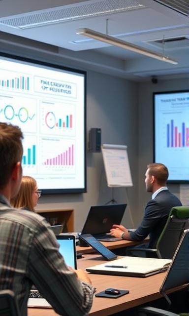innovative monetization tactics, thoughtful expression, presenting ideas, photorealistic, tech conference room with digital whiteboards and tech gadgets, highly detailed, animated discussion with projected graphs and diagrams, 12k detail, colorful vibrancy, crisp studio lighting, shot with a Nikon NIKKOR Z 24-70mm f/2.8 S lens.